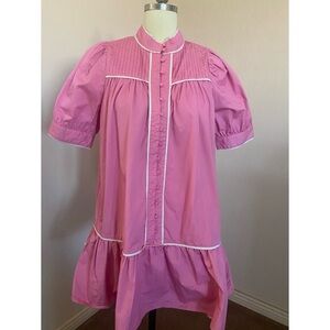 TCEC Pink Puff Sleeve Dres
